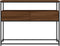 vidaXL - Wandtafel - 100x40x75 - cm - bewerkt - hout - bruin - eikenkleur