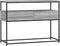 vidaXL - Wandtafel - 100x40x75 - cm - bewerkt - hout - grijs - sonoma - eikenkleurig