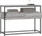 vidaXL - Wandtafel - 100x40x75 - cm - bewerkt - hout - grijs - sonoma - eikenkleurig