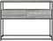 vidaXL - Wandtafel - 100x40x75 - cm - bewerkt - hout - grijs - sonoma - eikenkleurig