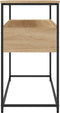 vidaXL - Wandtafel - 100x40x75 - cm - bewerkt - hout - sonoma - eikenkleurig