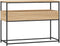 vidaXL - Wandtafel - 100x40x75 - cm - bewerkt - hout - sonoma - eikenkleurig