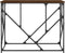 vidaXL - Wandtafel - 100x40x80 - cm - bewerkt - hout - bruin - eikenkleur