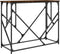 vidaXL - Wandtafel - 100x40x80 - cm - bewerkt - hout - gerookt - eikenkleurig