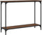 vidaXL - Wandtafel - 101x30,5x75 - cm - bewerkt - hout - bruin - eikenkleur