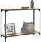 vidaXL - Wandtafel - 101x30,5x75 - cm - bewerkt - hout - sonoma - eikenkleurig
