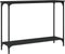 vidaXL - Wandtafel - 101x30,5x75 - cm - bewerkt - hout - zwart