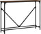 vidaXL - Wandtafel - 102x22,5x75 - cm - bewerkt - hout - bruin - eikenkleur