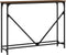 vidaXL - Wandtafel - 102x22,5x75 - cm - bewerkt - hout - bruin - eikenkleur