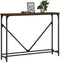 vidaXL - Wandtafel - 102x22,5x75 - cm - bewerkt - hout - bruin - eikenkleur