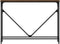vidaXL - Wandtafel - 102x22,5x75 - cm - bewerkt - hout - bruin - eikenkleur