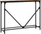 vidaXL - Wandtafel - 102x22,5x75 - cm - bewerkt - hout - gerookt - eikenkleurig