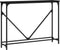 vidaXL - Wandtafel - 102x22,5x75 - cm - bewerkt - hout - zwart
