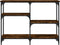 vidaXL - Wandtafel - 102x29x75 - cm - bewerkt - hout - gerookt - eikenkleurig