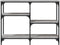 vidaXL - Wandtafel - 102x29x75 - cm - bewerkt - hout - grijs - sonoma - eikenkleurig