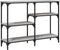 vidaXL - Wandtafel - 102x29x75 - cm - bewerkt - hout - grijs - sonoma - eikenkleurig