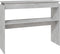 vidaXL - Wandtafel - 102x30x80 - cm - bewerkt - hout - betongrijs