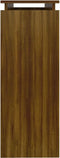 vidaXL - Wandtafel - 102x30x80 - cm - bewerkt - hout - bruin - eikenkleur