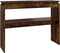 vidaXL - Wandtafel - 102x30x80 - cm - bewerkt - hout - gerookt - eikenkleurig