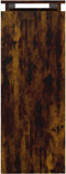 vidaXL - Wandtafel - 102x30x80 - cm - bewerkt - hout - gerookt - eikenkleurig