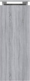 vidaXL - Wandtafel - 102x30x80 - cm - bewerkt - hout - grijs - sonoma - eikenkleurig