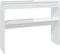 vidaXL - Wandtafel - 102x30x80 - cm - bewerkt - hout - hoogglans - wit
