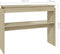 vidaXL - Wandtafel - 102x30x80 - cm - bewerkt - hout - sonoma - eikenkleurig