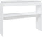 vidaXL - Wandtafel - 102x30x80 - cm - bewerkt - hout - wit