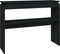 vidaXL - Wandtafel - 102x30x80 - cm - bewerkt - hout - zwart