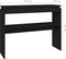 vidaXL - Wandtafel - 102x30x80 - cm - bewerkt - hout - zwart