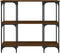 vidaXL - Wandtafel - 102x35x90 - cm - bewerkt - hout - bruin - eikenkleur