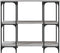 vidaXL - Wandtafel - 102x35x90 - cm - bewerkt - hout - grijs - sonoma - eikenkleurig