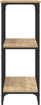 vidaXL - Wandtafel - 102x35x90 - cm - bewerkt - hout - sonoma - eikenkleurig