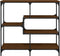 vidaXL - Wandtafel - 103x32x95 - cm - bewerkt - hout - bruin - eikenkleur
