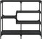 vidaXL - Wandtafel - 103x32x95 - cm - bewerkt - hout - zwart