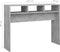vidaXL - Wandtafel - 105x30x80 - cm - bewerkt - hout - betongrijs