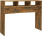 vidaXL - Wandtafel - 105x30x80 - cm - bewerkt - hout - gerookt - eikenkleurig