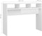 vidaXL - Wandtafel - 105x30x80 - cm - bewerkt - hout - hoogglans - wit