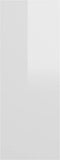 vidaXL - Wandtafel - 105x30x80 - cm - bewerkt - hout - hoogglans - wit