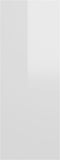 vidaXL - Wandtafel - 105x30x80 - cm - bewerkt - hout - hoogglans - wit