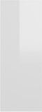 vidaXL - Wandtafel - 105x30x80 - cm - bewerkt - hout - hoogglans - wit