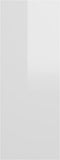 vidaXL - Wandtafel - 105x30x80 - cm - bewerkt - hout - hoogglans - wit