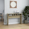 vidaXL - Wandtafel - 105x30x80 - cm - bewerkt - hout - sonoma - eikenkleurig