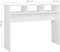 vidaXL - Wandtafel - 105x30x80 - cm - bewerkt - hout - wit