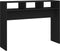 vidaXL - Wandtafel - 105x30x80 - cm - bewerkt - hout - zwart
