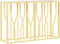 vidaXL - Wandtafel - 110x30x70 - cm - roestvrij - staal - en - glas