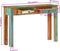 vidaXL - Wandtafel - 110x30x75 - cm - massief - gerecycled - hout