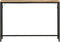 vidaXL - Wandtafel - 110x30x75 - cm - massief - ruw - mangohout - en - ijzer