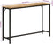 vidaXL - Wandtafel - 110x30x75 - cm - massief - ruw - mangohout - en - ijzer