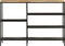 vidaXL - Wandtafel - 110x30x75 - cm - massief - ruw - mangohout - en - ijzer